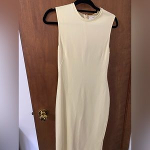 Aritzia Babaton casual yellow dress